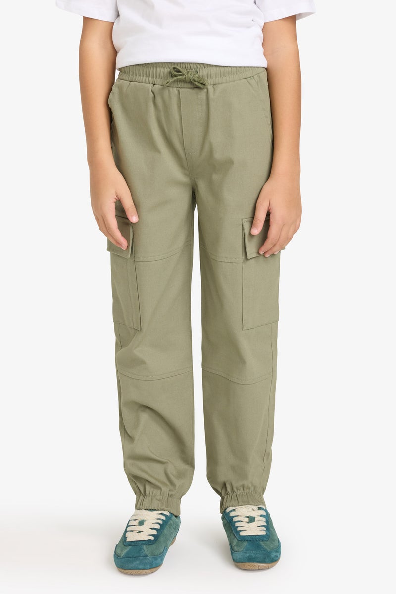 ديفاكتو بنطلون اولادي كارجو جوجر جبردين بجيب كارجو - Image 3